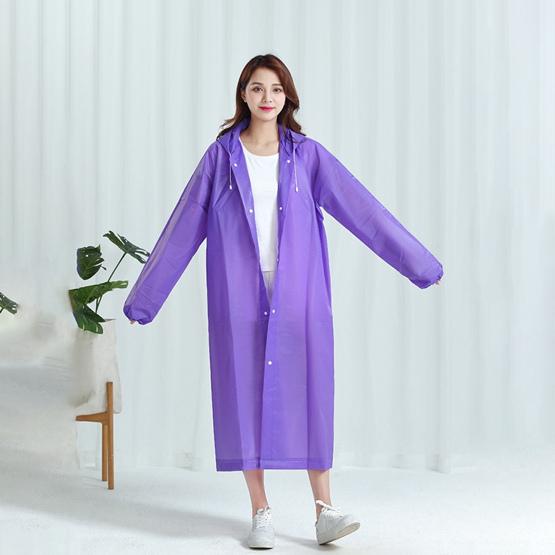 Camping Rain Poncho - 1 шт. Дождевик с капюшоном для