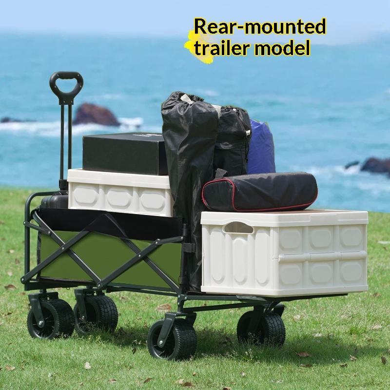 Outdoor Camping Trolley - Распродажа от производителя: Складная четырехколесная платформенная