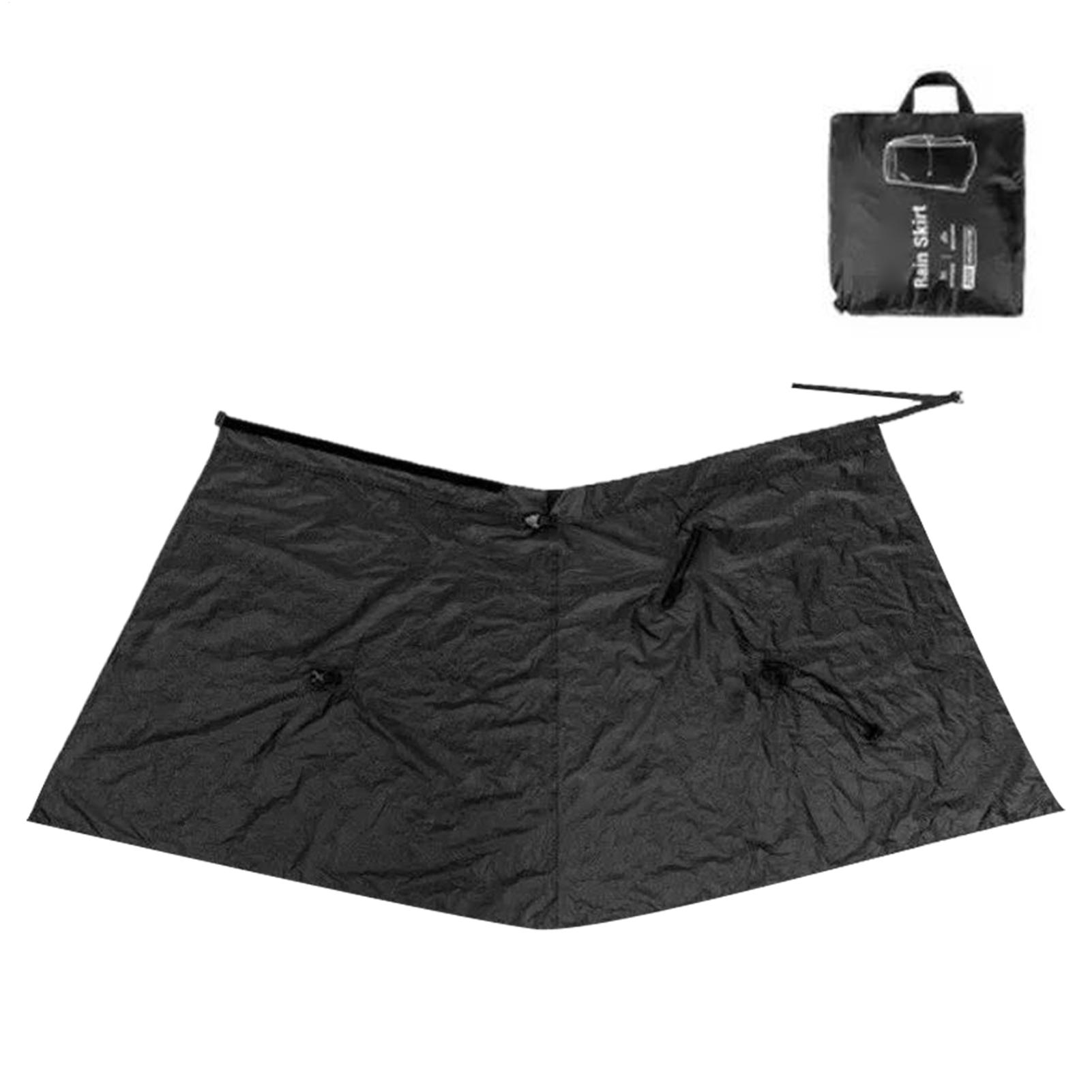 Camping Rain Poncho - Легкая складная водонепроницаемая юбка-дождевик для активного