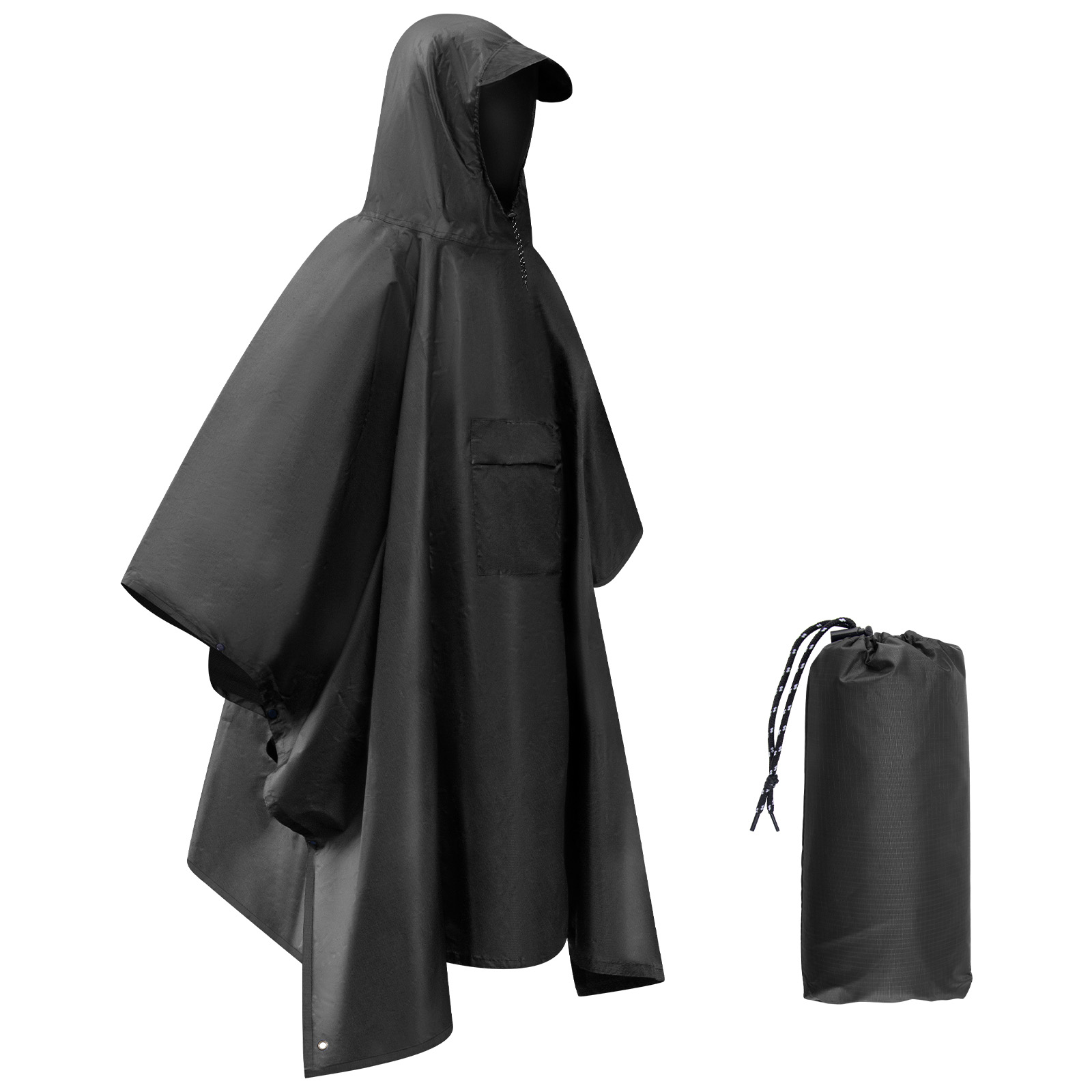 Пончо от дождя для взрослых, л – обзор и цена Camping Rain Poncho