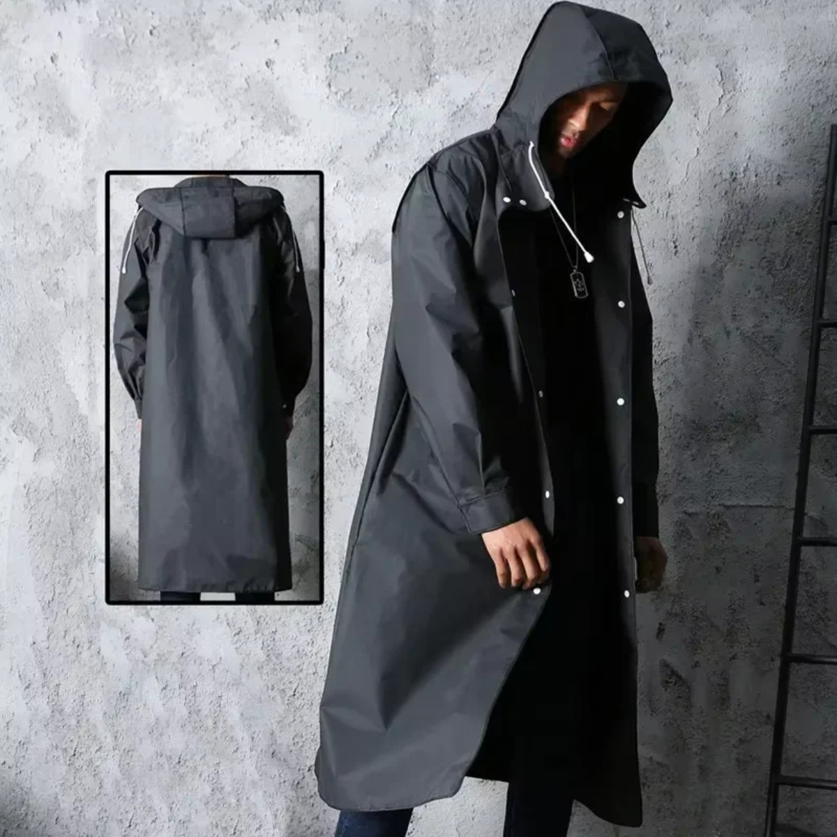 Модный водонепроницаемый плащ- – обзор и цена Camping Rain Poncho