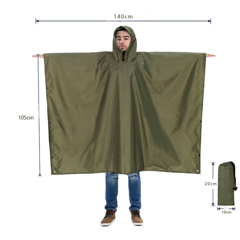 Сверхмощное пончо от дождя для – обзор и цена Camping Rain Poncho