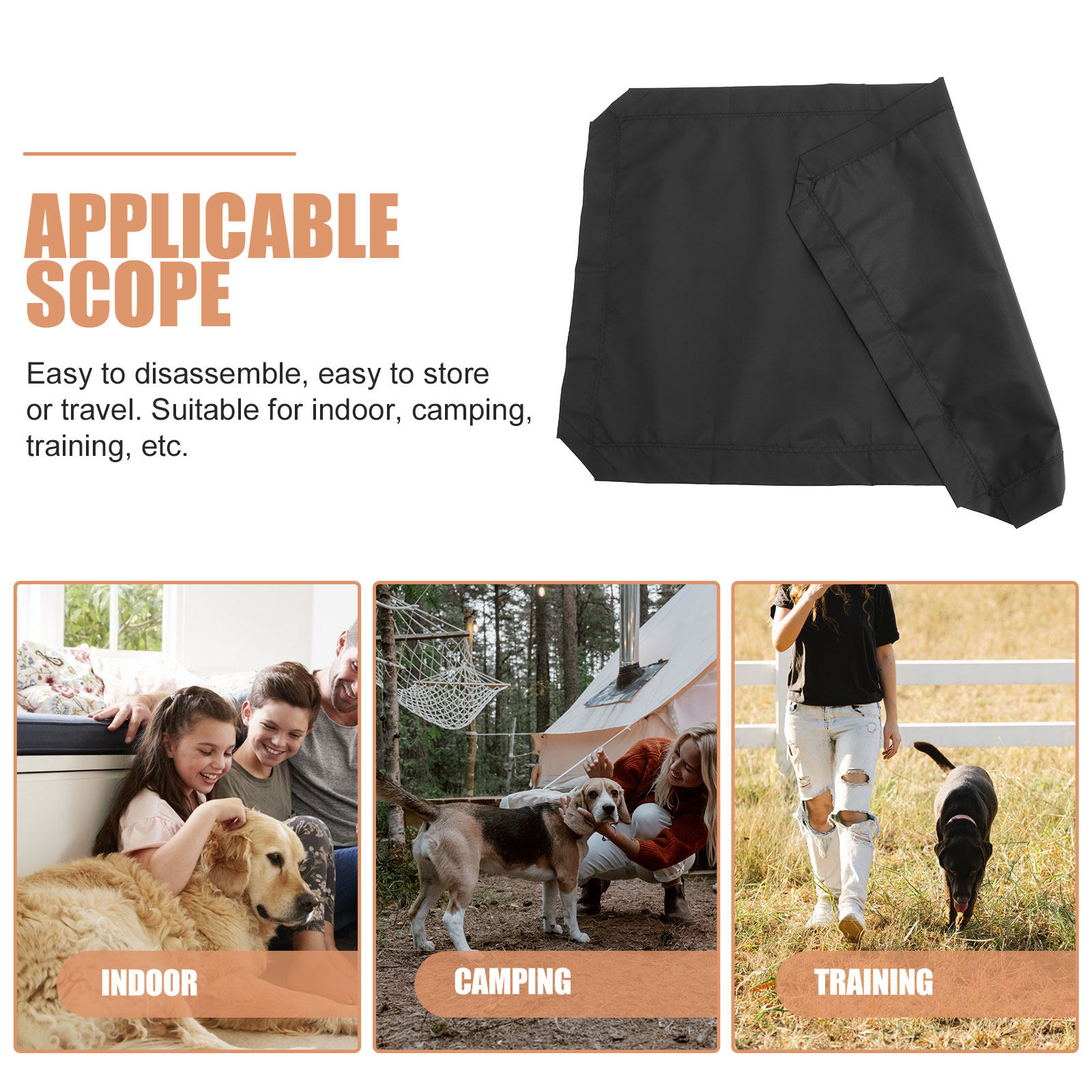 Съемный чехол для лежанки для  – обзор и цена Outdoor Camping Dog Bed