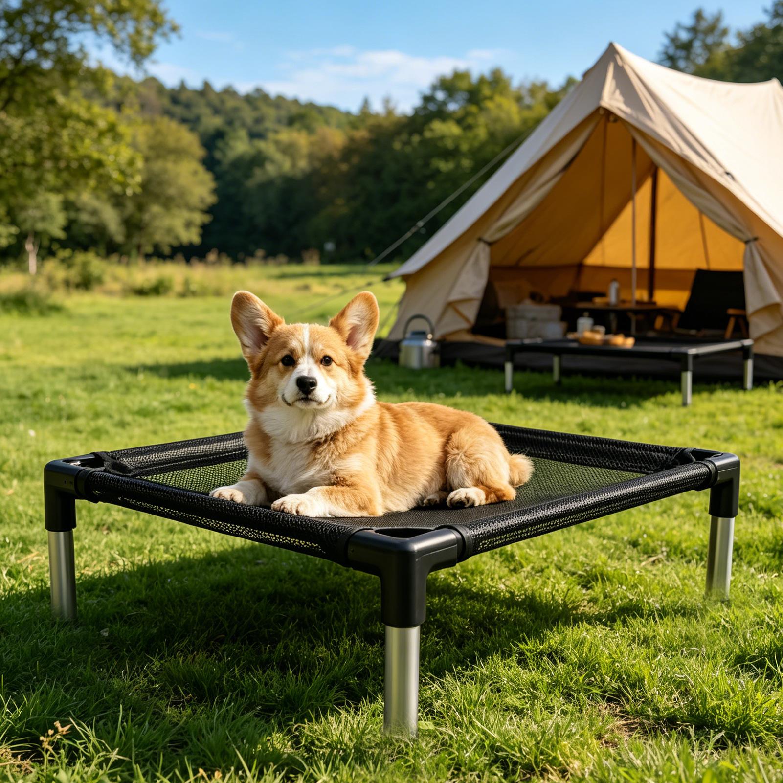 Портативная приподнятая лежанк – обзор и цена Outdoor Camping Dog Bed