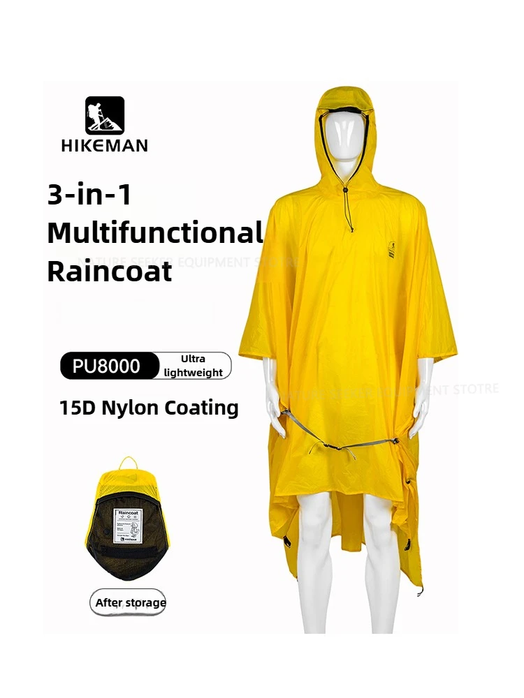 15D/210T плащ, водонепроницаем – обзор и цена Camping Rain Poncho